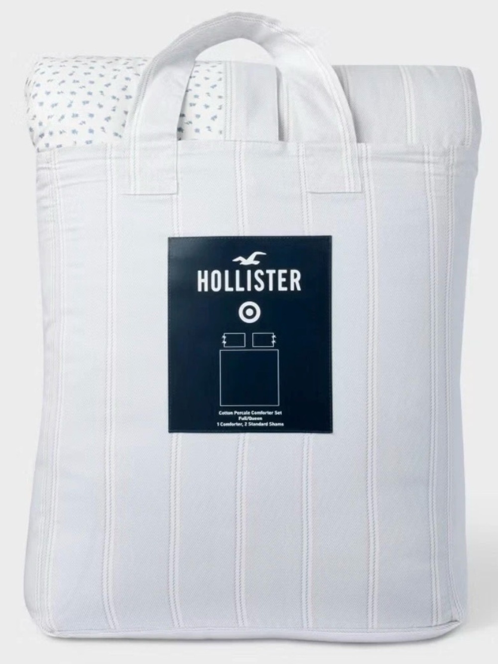 Queen/Full Percale Patchwork Comforter Set from The Hollister Collection Target
